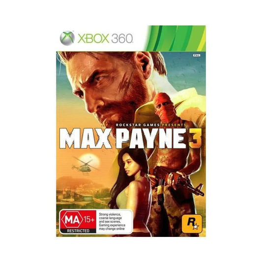 Max Payne 3 X360 - Gametraders Modbury Heights