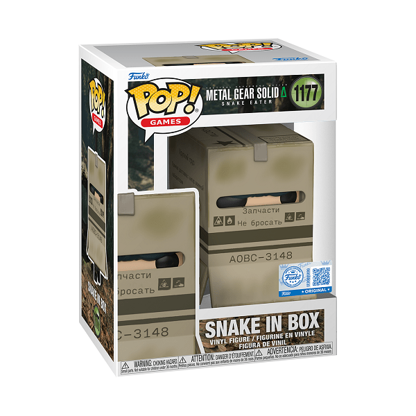 Metal Gear 3 - Snake in Box Pop! Vinyl - Gametraders Modbury Heights