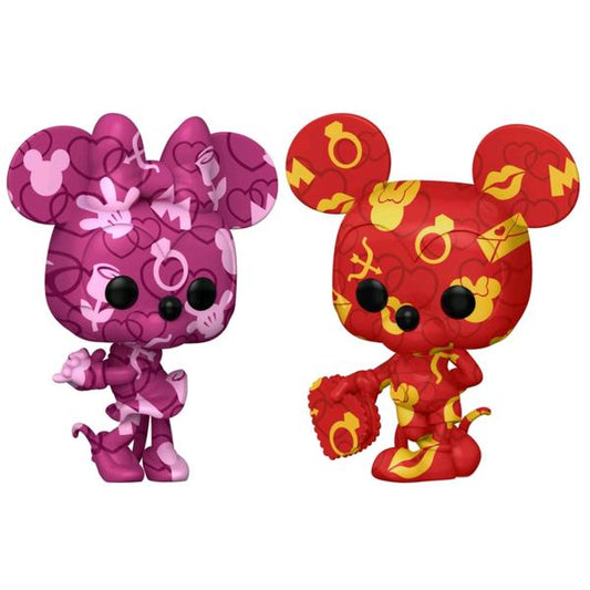 Mickey Mouse - Mickey and Minnie (Artist) US Exclusive Pop! Vinyl Bundle - Gametraders Modbury Heights