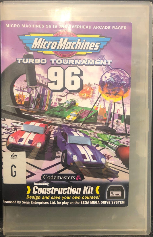 Micro Machines Turbo Tournament 96 (Mega Drive) - Gametraders Modbury Heights