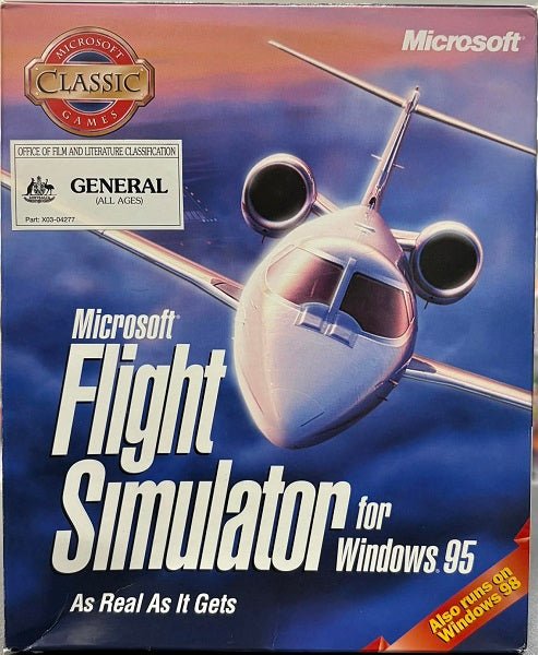 Microsoft Flight Simulator for Windows 95 Big Box PC - Gametraders Modbury Heights
