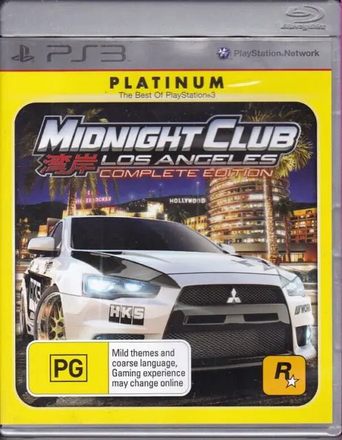 Midnight Club Los Angeles Complete Edition PS3 - Gametraders Modbury Heights