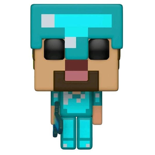 Minecraft - Steve in Diamond Armor US Exclusive Pop! Vinyl - Gametraders Modbury Heights