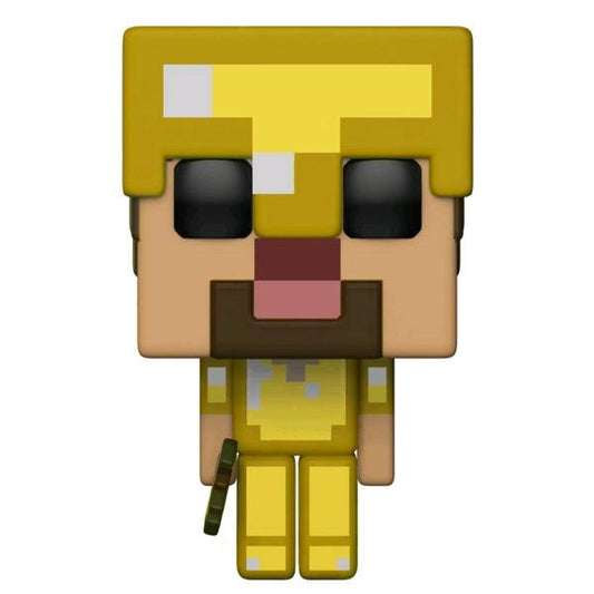 Minecraft - Steve with Gold Armor & Axe US Exclusive Pop! Vinyl - Gametraders Modbury Heights