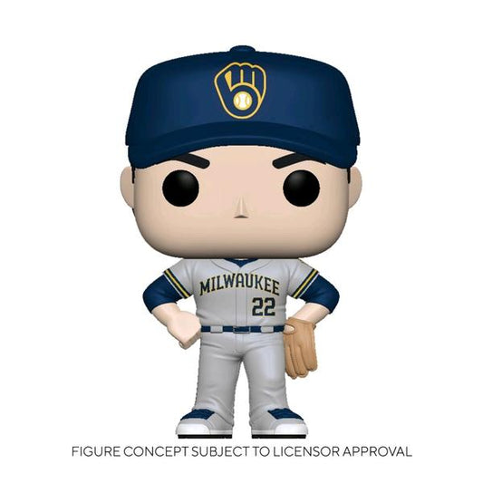 MLB: Brewers - Christian Yelich (Road) Pop! Vinyl - Gametraders Modbury Heights