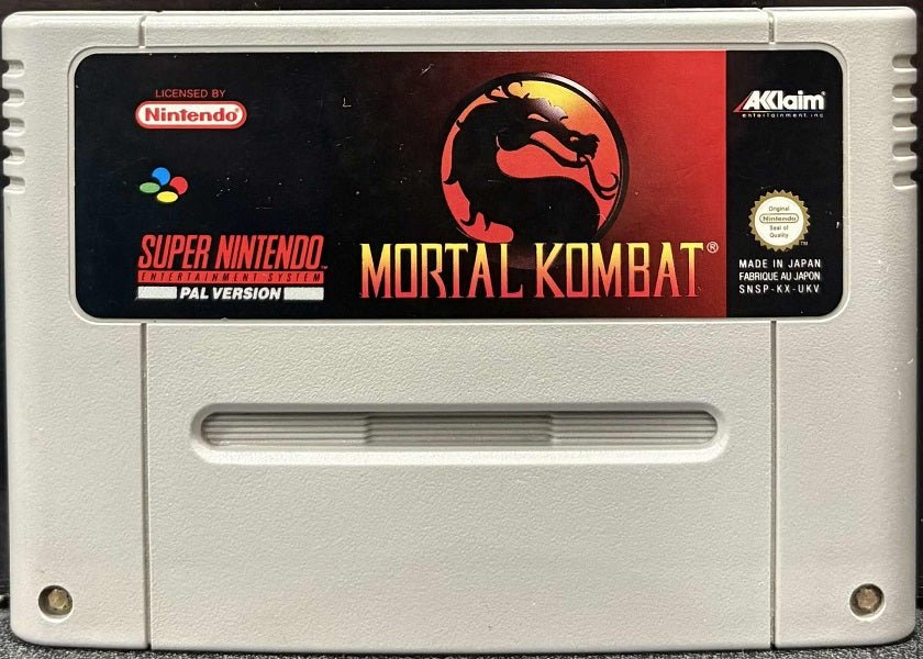 Mortal Kombat SNES - Gametraders Modbury Heights