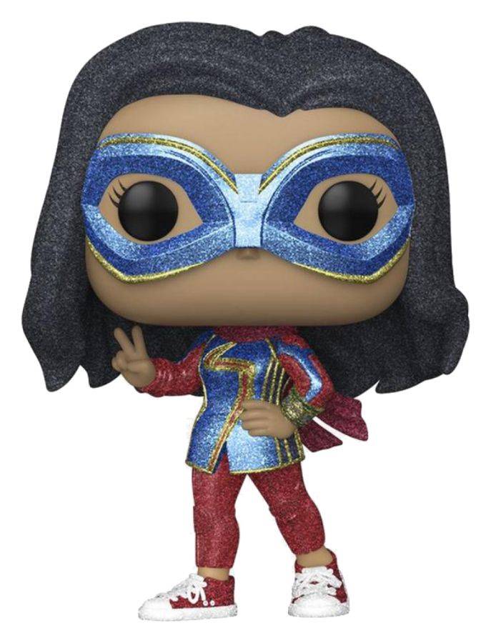 Ms Marvel (TV) - Ms. Marvel Diamond Glitter US Exclusive Pop! Vinyl - Gametraders Modbury Heights
