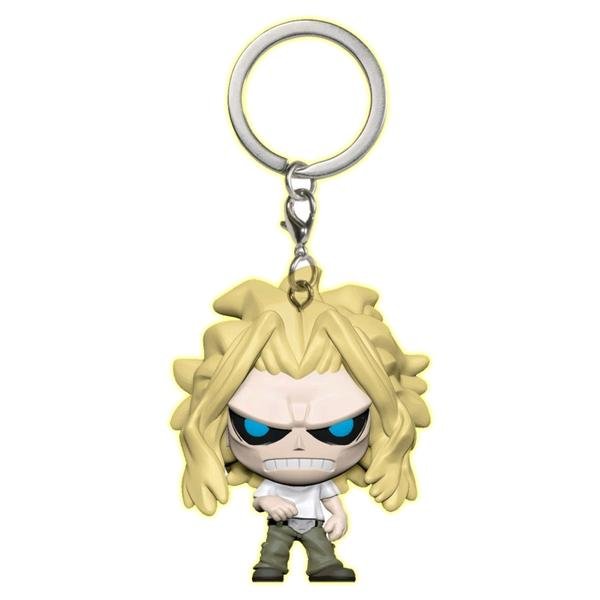 My Hero Academia - All Might Weakened Glow US Exclusive Pocket Pop! Vinyl Keychain - Gametraders Modbury Heights