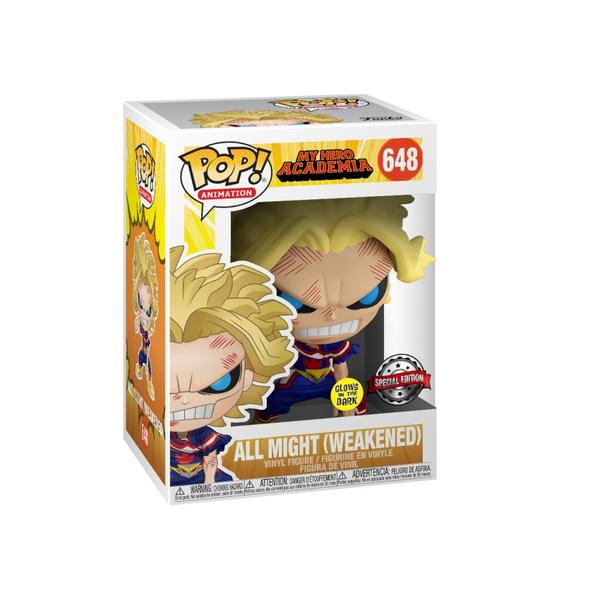 My Hero Academia - All Might Weakened Glow US Exclusive Pop! Vinyl - Gametraders Modbury Heights