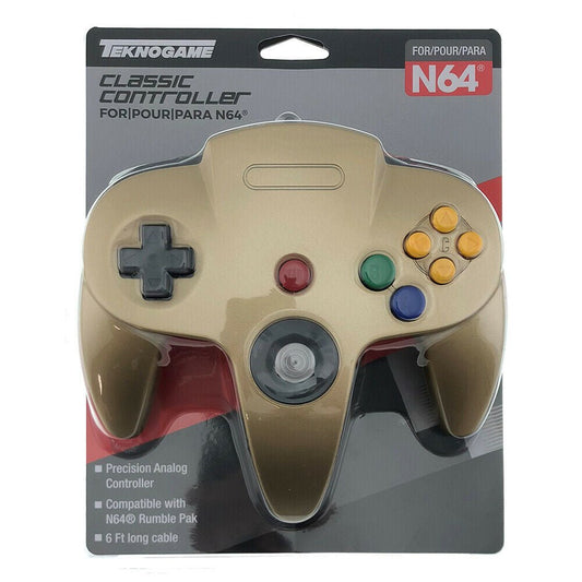 N64 Controller Replica Gold - Gametraders Modbury Heights