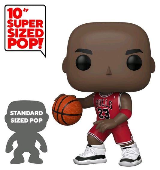 NBA: Bulls - Michael Jordan Red Jersey US Exclusive 10" Pop! Vinyl - Gametraders Modbury Heights