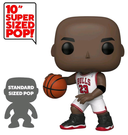 NBA: Bulls - Michael Jordan White Jersey US Exclusive 10" Pop! Vinyl - Gametraders Modbury Heights