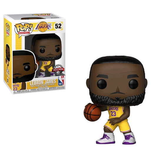 NBA: Lakers - Lebron James (Yellow) US Exclusive Pop! Vinyl - Gametraders Modbury Heights