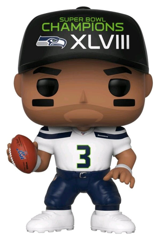 NFL: Seahawks - Russel Wilson SB Champ XLVIII Pop! Vinyl - Gametraders Modbury Heights