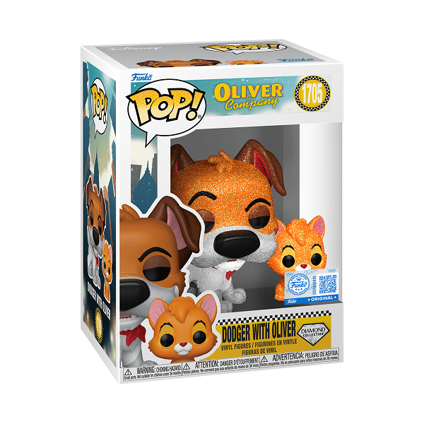Oliver and Company (1988) - Dodger w/Oliver DGL Pop! Vinyl - Gametraders Modbury Heights