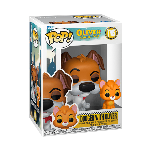 Oliver and Company (1988) - Dodger w/Oliver Pop! Vinyl - Gametraders Modbury Heights