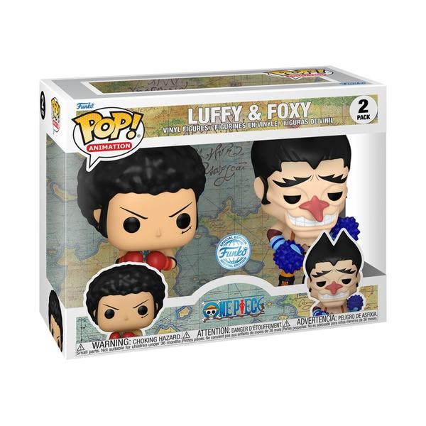 One Piece - Luffy & Foxy US Exclusive Pop! Vinyl 2 - Pack - Gametraders Modbury Heights