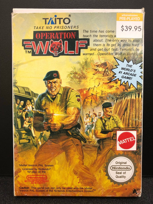 Operation Wolf NES Boxed - Gametraders Modbury Heights