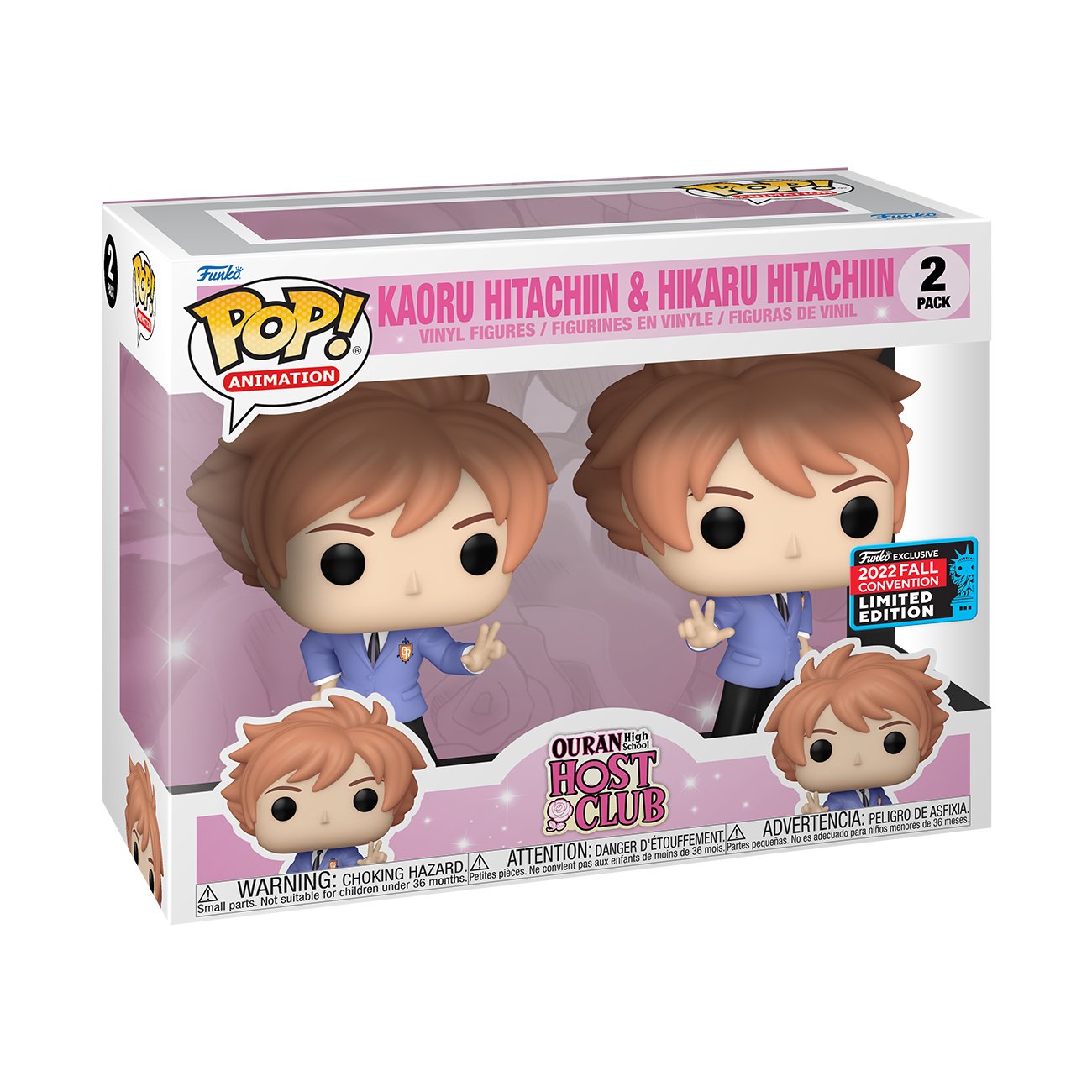 Ouran High School - Hitachiin Pop! Vinyl 2Pack NY22 - Gametraders Modbury Heights