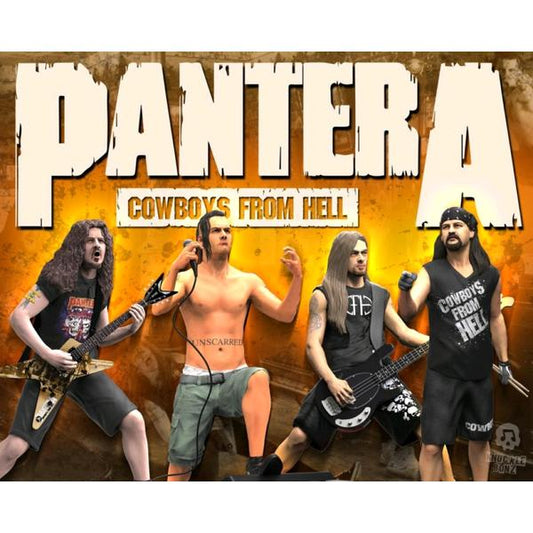 Pantera - Set of 4 Rock Iconz Statues - Gametraders Modbury Heights