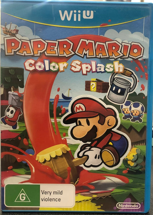 Paper Mario Color Splash WiiU (Traded) - Gametraders Modbury Heights