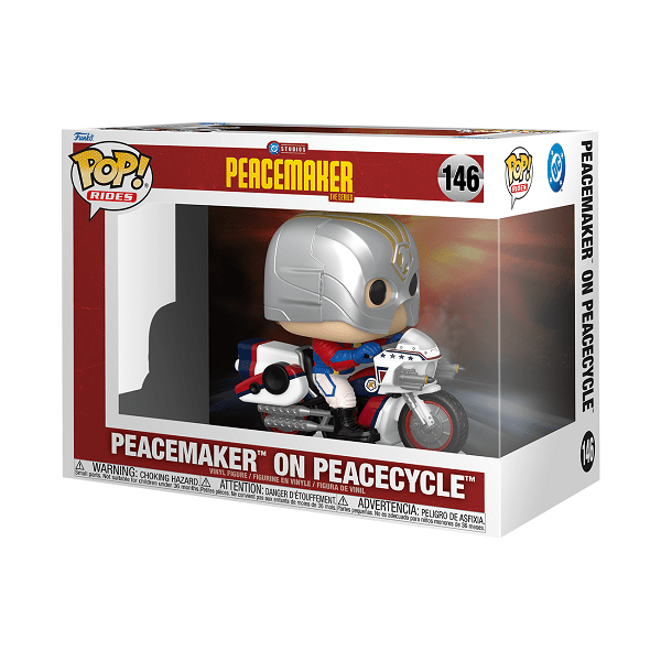 Peacemaker - Peacemaker Dopplegander on Motorbike Pop! Ride - Gametraders Modbury Heights
