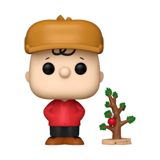 Peanuts - Charlie Brown w/Tree Holiday Pop! Vinyl - Gametraders Modbury Heights