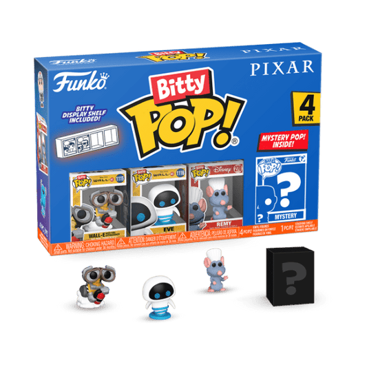 Pixar - WALL - E Bitty Pop! Vinyl 4PK - Gametraders Modbury Heights