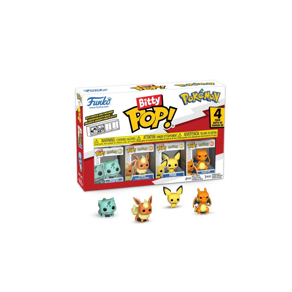Pokemon - Bulbasaur Bitty Pop! Vinyl 4PK - Gametraders Modbury Heights