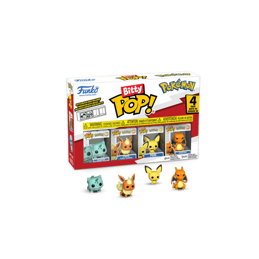 Pokemon - Bulbasaur Bitty Pop! Vinyl 4PK - Gametraders Modbury Heights