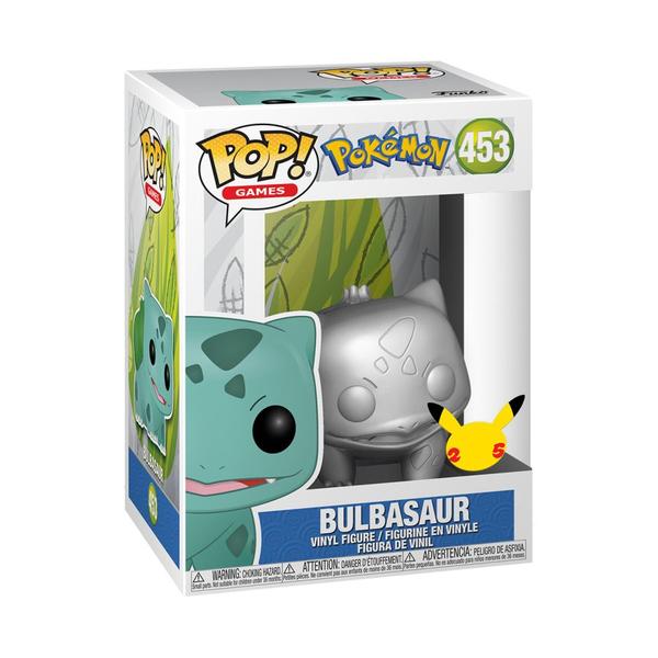 Pokemon - Bulbasaur Silver Metallic 25th Anniversary Pop! Vinyl - Gametraders Modbury Heights