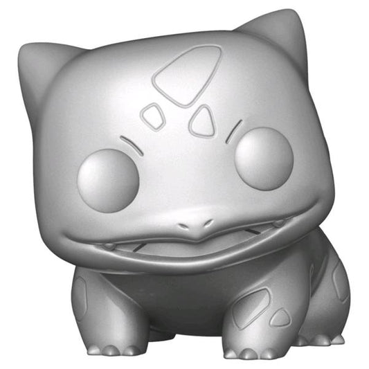Pokemon - Bulbasaur Silver Metallic 25th Anniversary Pop! Vinyl - Gametraders Modbury Heights