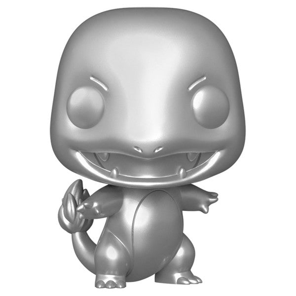 Pokemon - Charmander Silver Metallic Pop! Vinyl - Gametraders Modbury Heights