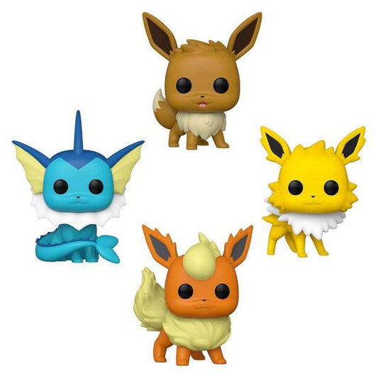 Pokemon - Eeveelutions US Exclusive Pop! Vinyl 4 - Pack - Gametraders Modbury Heights