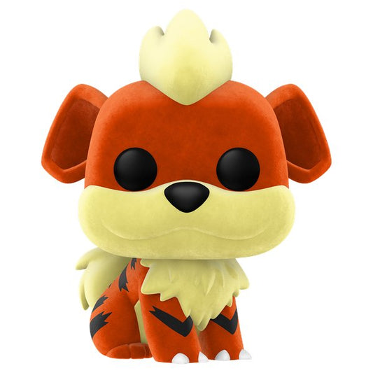 Pokemon - Growlithe Flocked Pop! Vinyl NY20 - Gametraders Modbury Heights