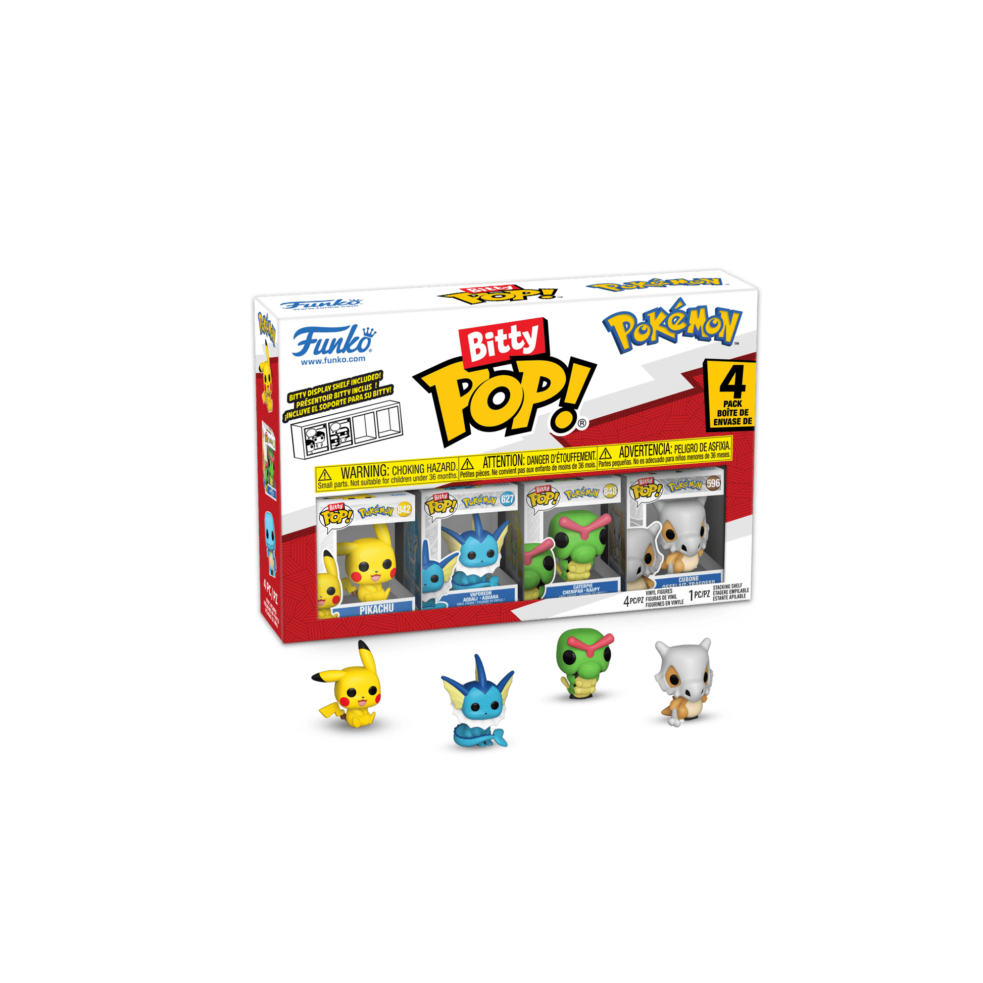 Pokemon - Pikachu Bitty Pop! Vinyl 4PK - Gametraders Modbury Heights