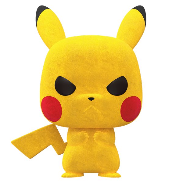 Pokemon - Pikachu Grumpy Flocked Pop! Vinyl NY20 - Gametraders Modbury Heights