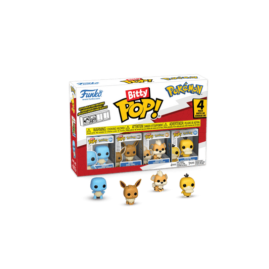Pokemon - Squirtle Bitty Pop! Vinyl 4PK - Gametraders Modbury Heights