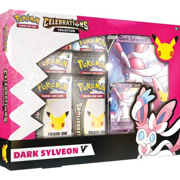 Pokemon TCG Celebrations Collections - V Box (Lance’s Charizard V and Dark Sylveon V) - Gametraders Modbury Heights