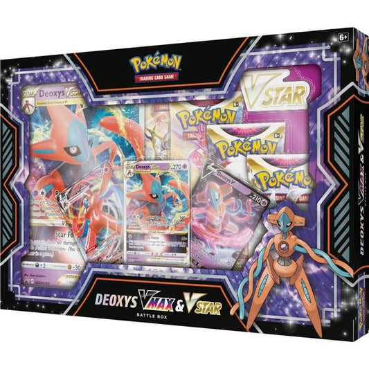 Pokemon TCG Deoxys/Zeraora VMAX & VSTAR Battle Box - Gametraders Modbury Heights