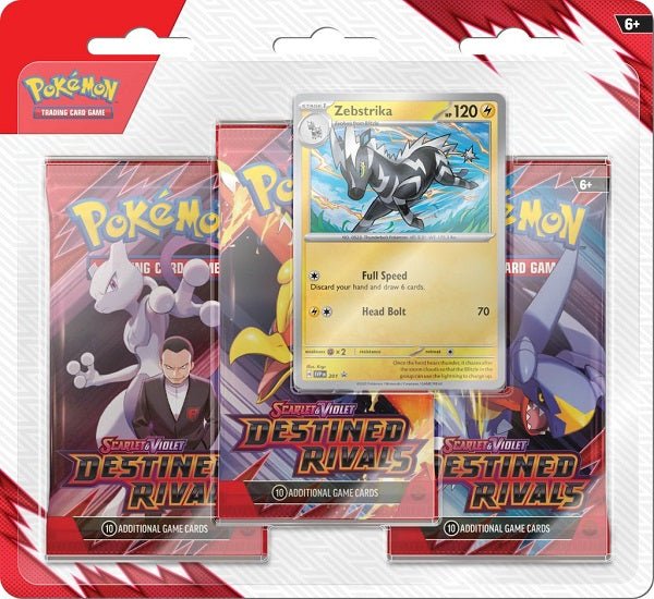 Pokemon - TCG - Destined Rivals Three Booster Blister - Gametraders Modbury Heights