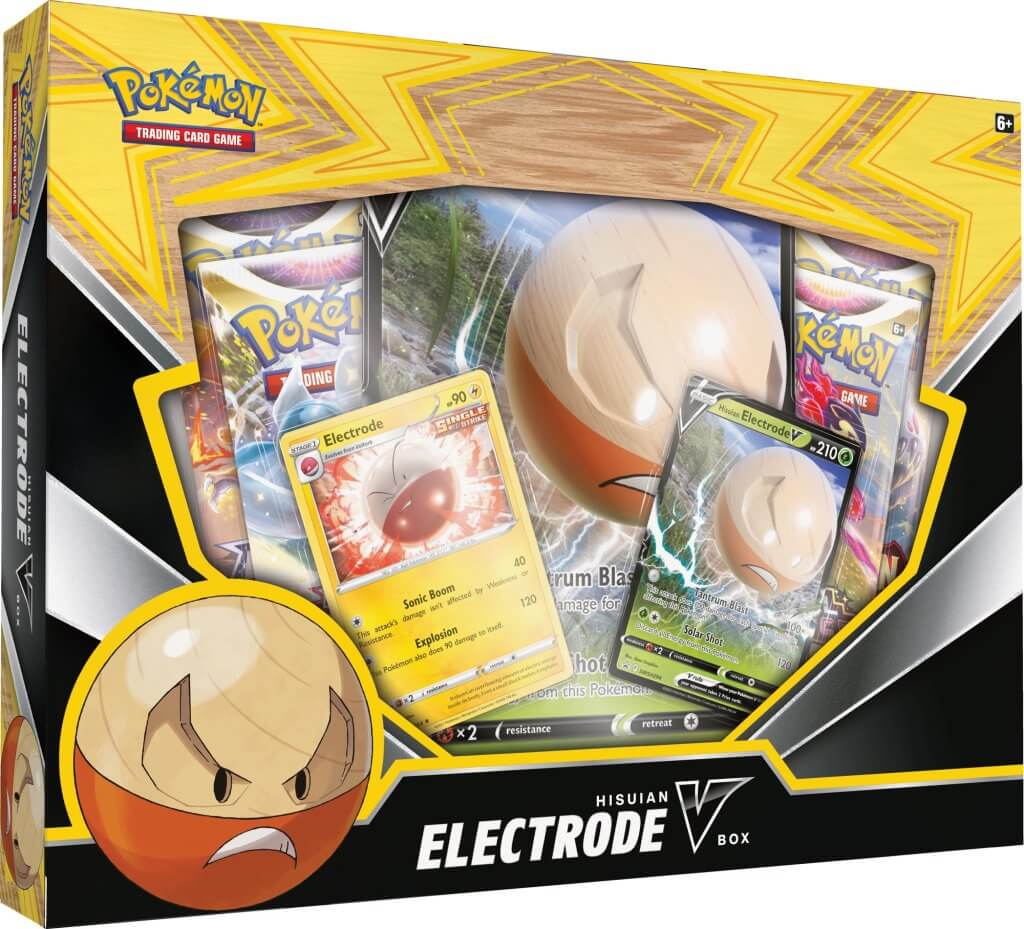 Pokemon TCG Hisuian Electrode V Box - Gametraders Modbury Heights