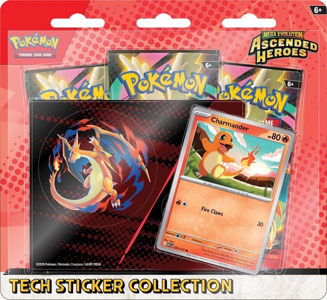 Pokemon TCG: Mega Evolution—Ascended Heroes Tech Sticker Collection - Gametraders Modbury Heights