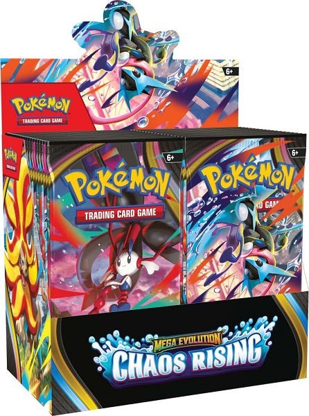 Pokemon TCG: Mega Evolution Chaos Rising Booster Box - Gametraders Modbury Heights