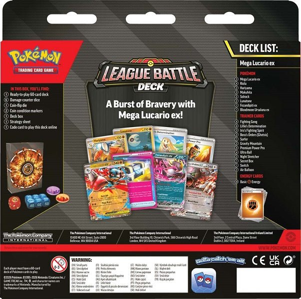 Pokemon TCG: Mega Lucario ex League Battle Deck - Gametraders Modbury Heights