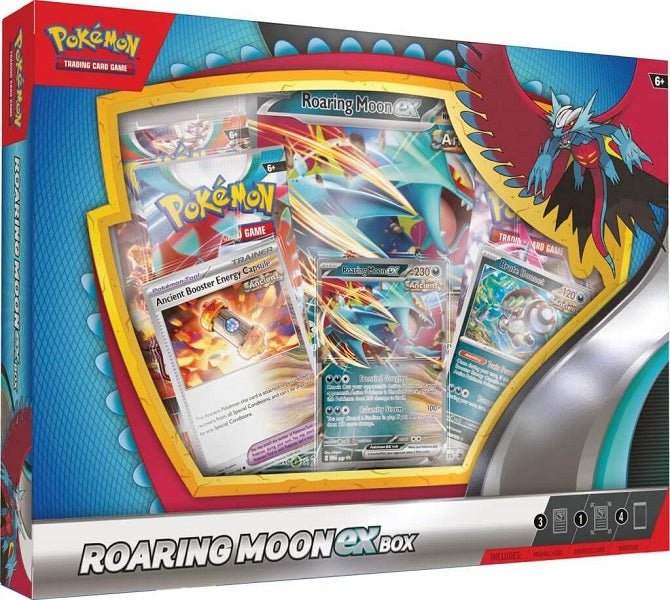 Pokemon TCG Roaring Moon/ Iron Valiant ex Box - Gametraders Modbury Heights