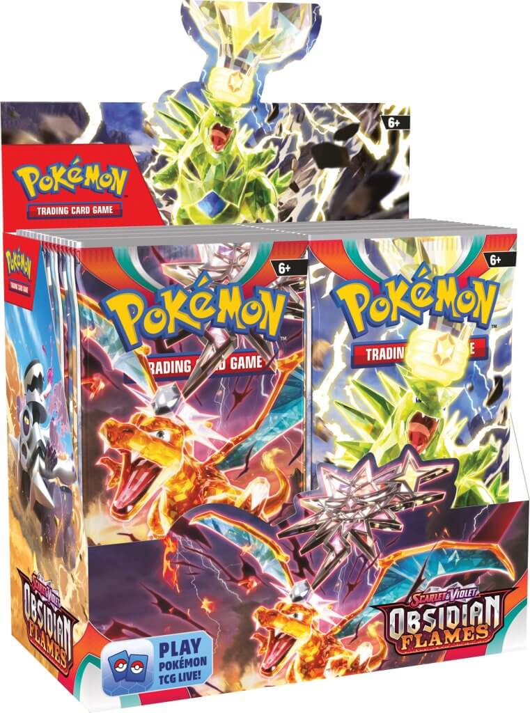 Pokemon - TCG - Scarlet & Violet 3 Obsidian Flames Sealed Booster Box - Gametraders Modbury Heights