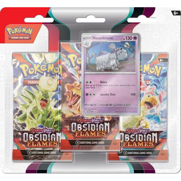 Pokemon - TCG - Scarlet & Violet 3 Obsidian Flames Three Booster Blister - Gametraders Modbury Heights