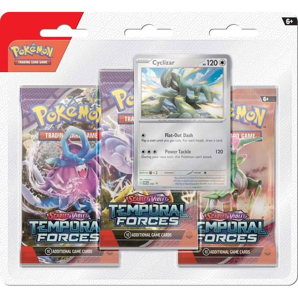 Pokemon - TCG - Scarlet & Violet 5 Temporal Forces Three booster blister - Gametraders Modbury Heights