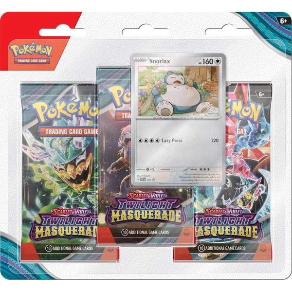 Pokemon - TCG - Scarlet & Violet 6 Twilight Masquerade Three Booster Blister - Gametraders Modbury Heights